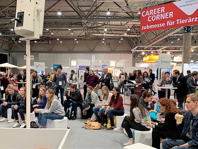 Workshop bei der Jobmesse für Veterinärmedizin
